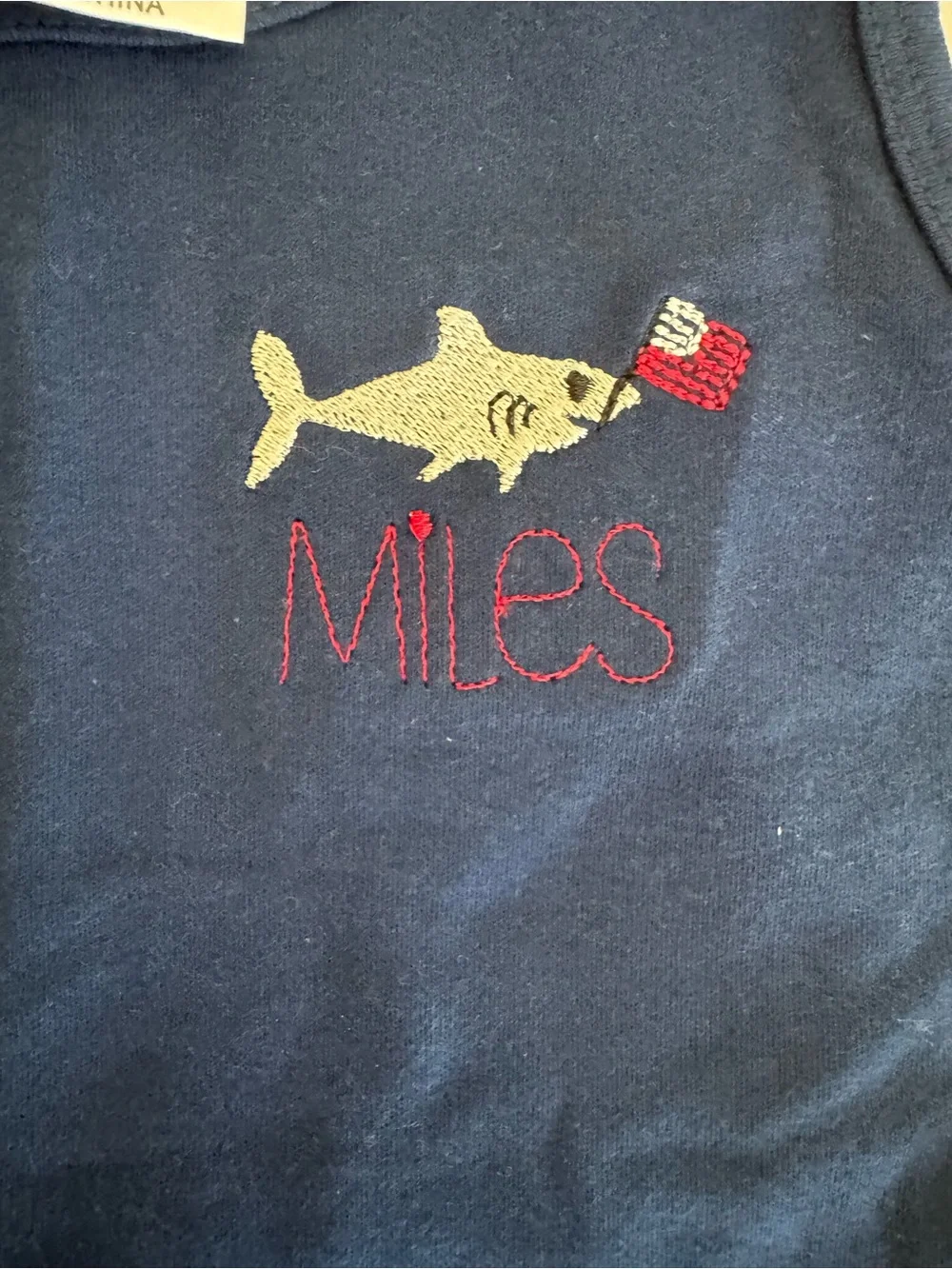 “Miles” embroidered summer sets.